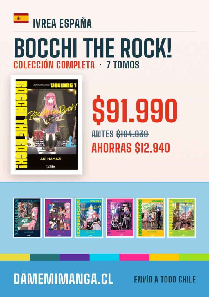 Bocchi the Rock! Colección Completa (7 tomos) – Ivrea España