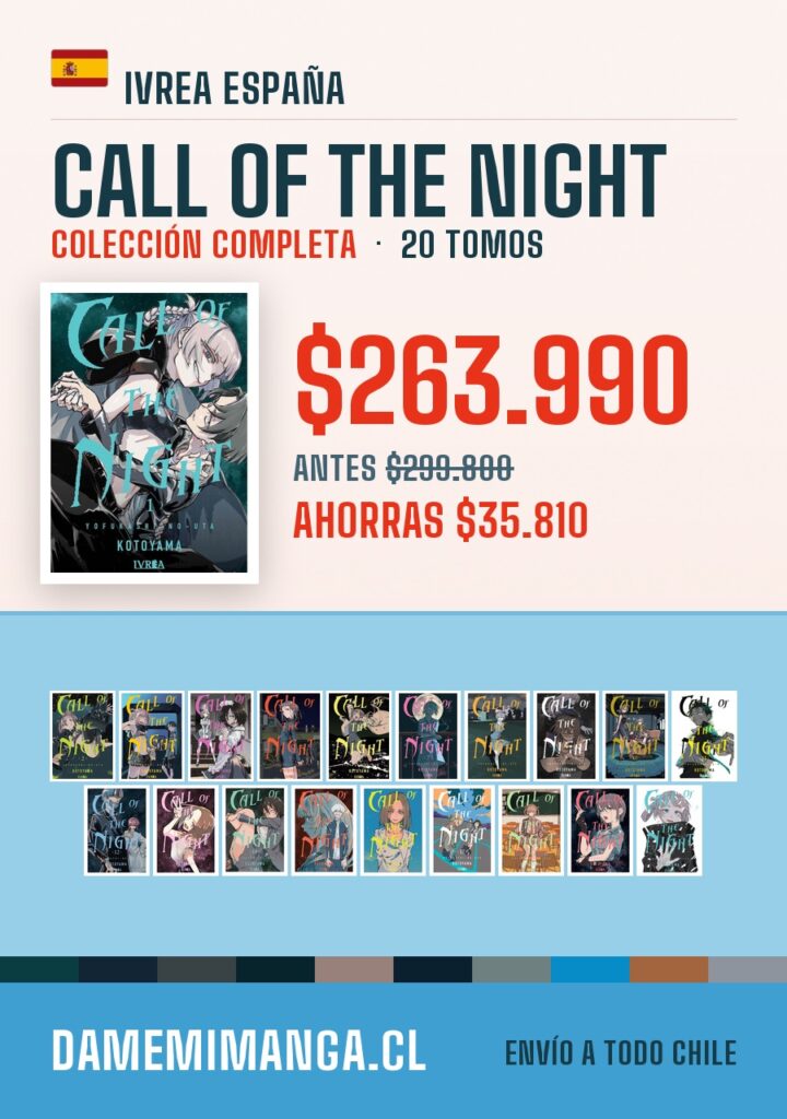 Call Of The Night Colección Completa (20 tomos) – Ivrea España