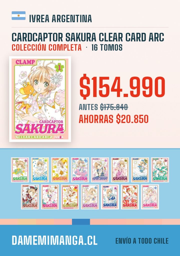 Cardcaptor Sakura Clear Card Arc Colección Completa (16 tomos) – Ivrea Argentina