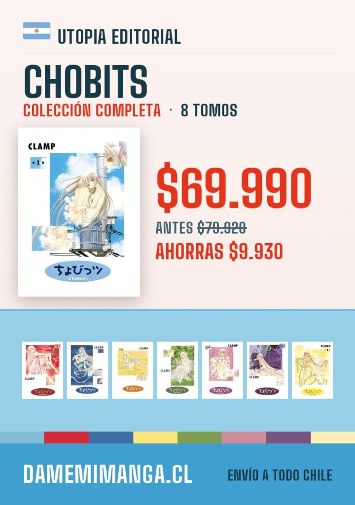 Chobits Colección Completa (8 tomos) – Utopia Editorial