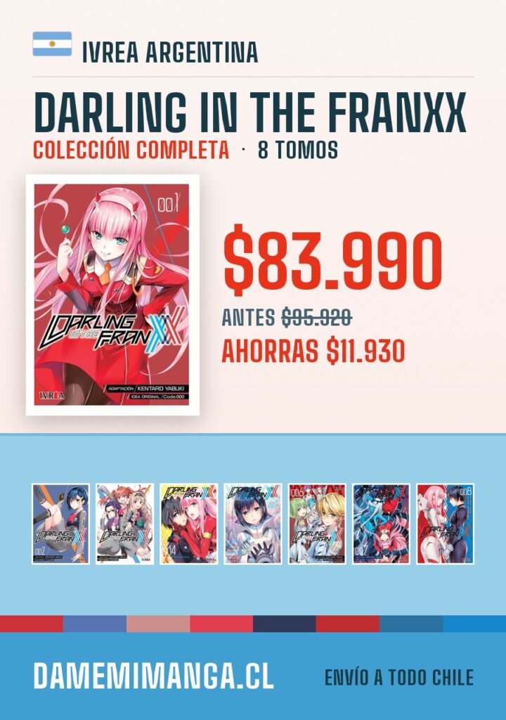 Darling In The Franxx Colección Completa (8 tomos) – Ivrea Argentina