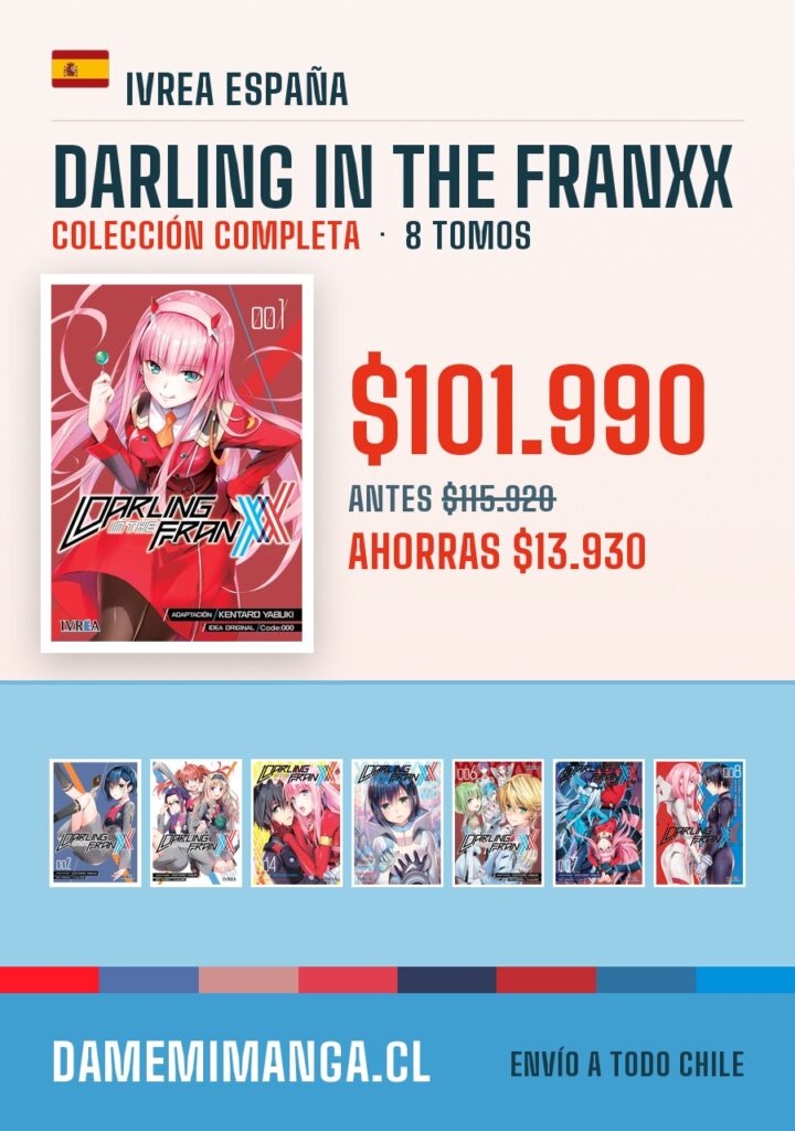Darling In The Franxx Colección Completa (8 tomos) – Ivrea España