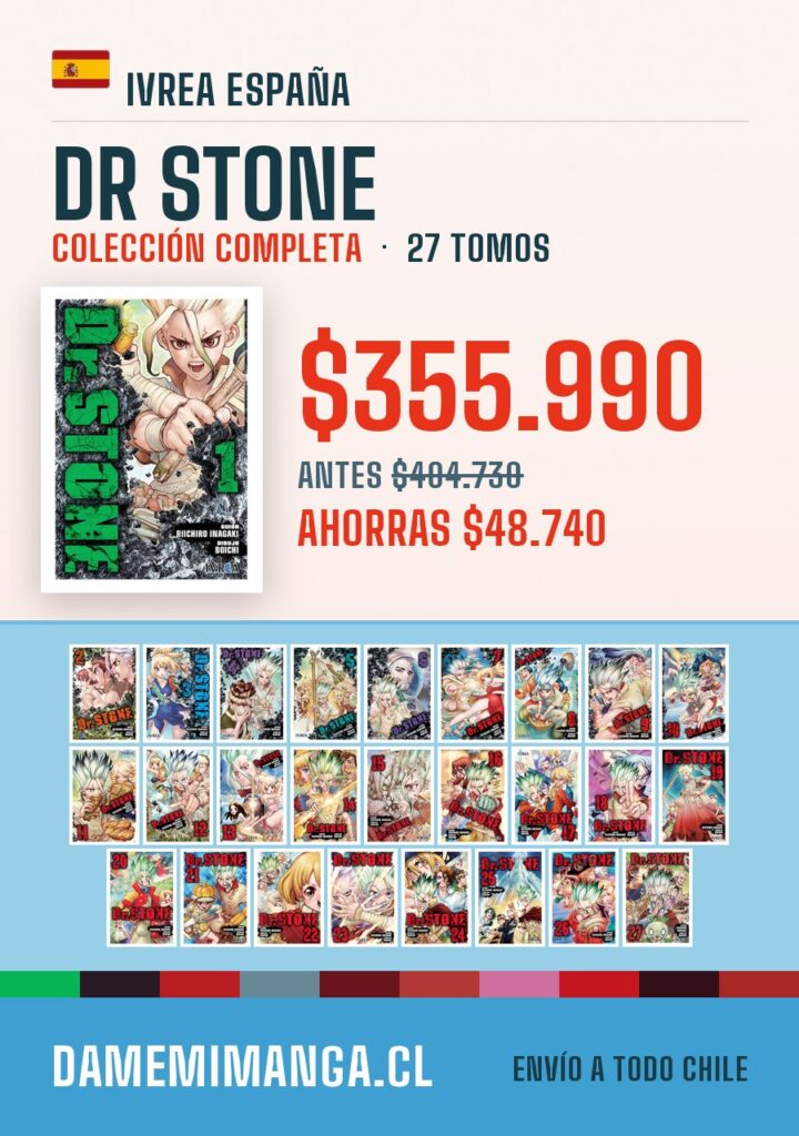 Dr Stone Colección Completa (27 tomos) – Ivrea España