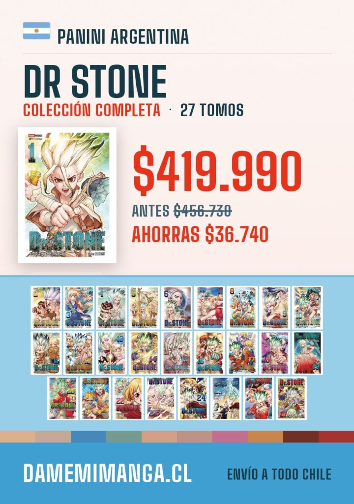 Dr Stone Colección Completa (27 tomos) – Panini Argentina