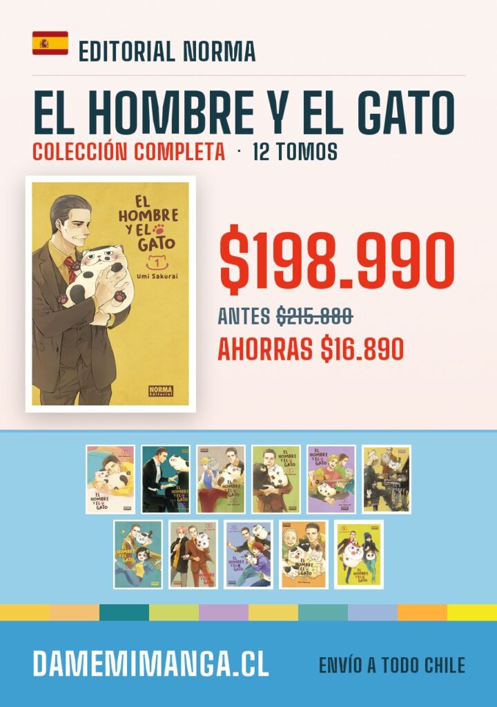 El Hombre Y El Gato Colección Completa (12 tomos) – Editorial Norma