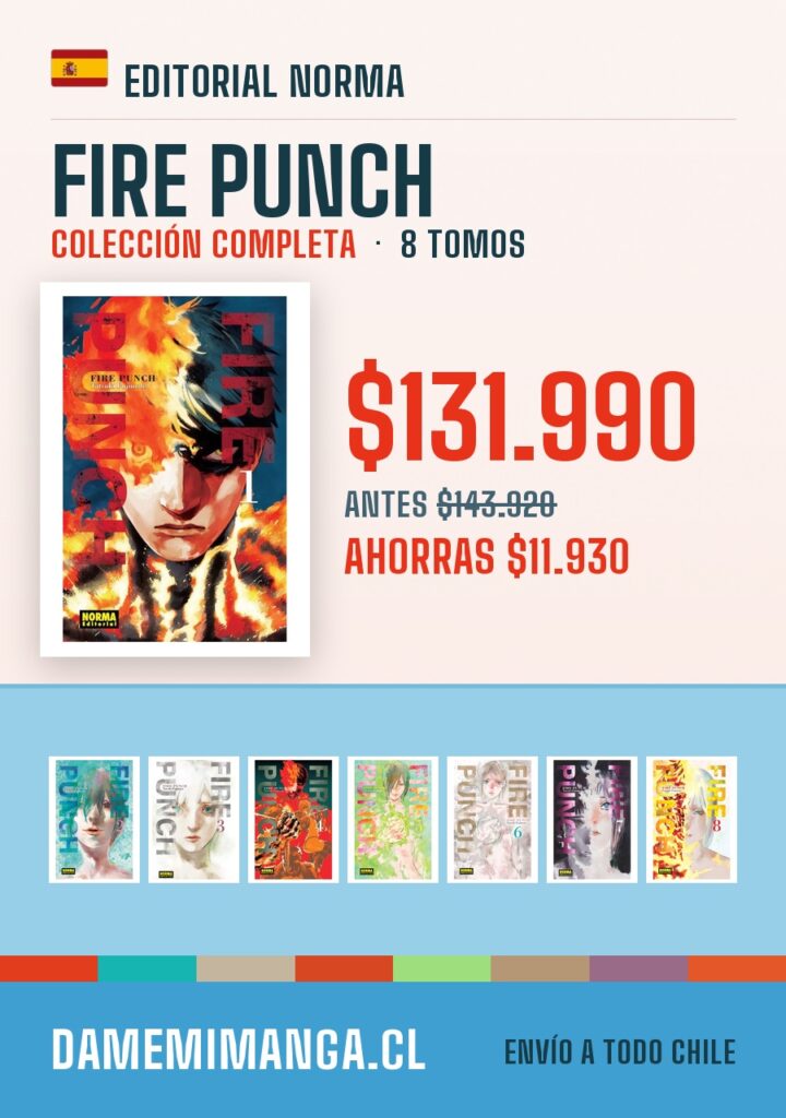Fire Punch Colección Completa (8 tomos) – Editorial Norma