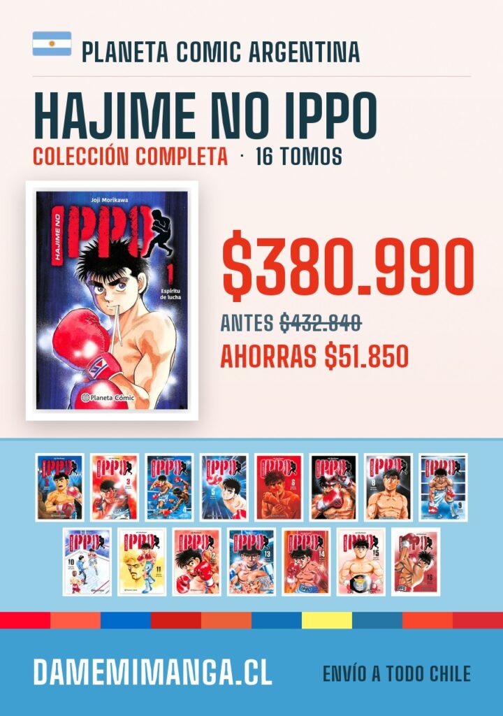 Hajime no Ippo Colección Completa (16 tomos) – Planeta Comic Argentina