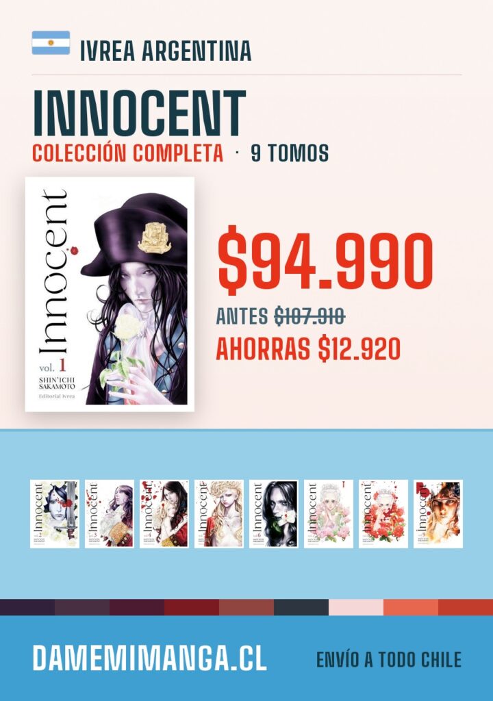 Innocent Colección Completa (9 tomos) – Ivrea Argentina