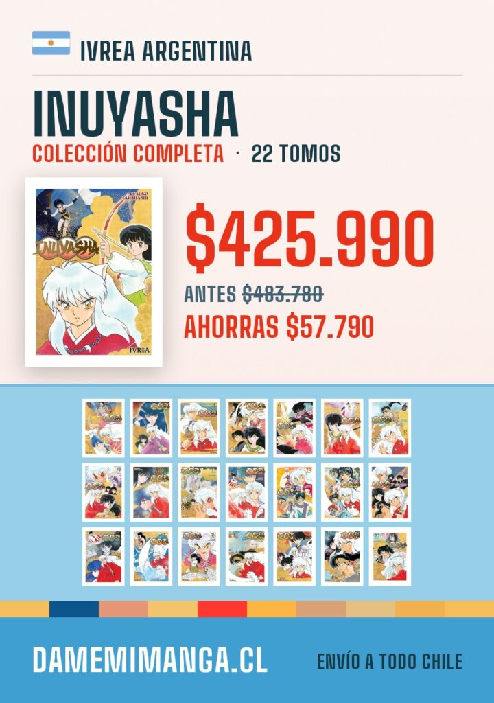 Inuyasha Colección Completa (22 tomos) – Ivrea Argentina