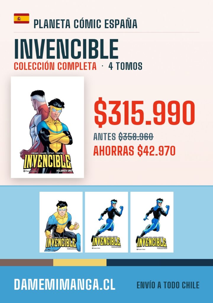 Invencible Colección Completa (4 tomos) – Planeta Cómic España