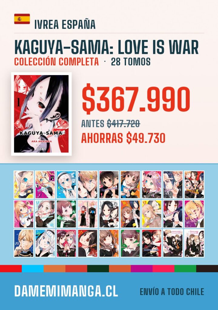 Kaguya-Sama: Love Is War Colección Completa (28 tomos) – Ivrea España