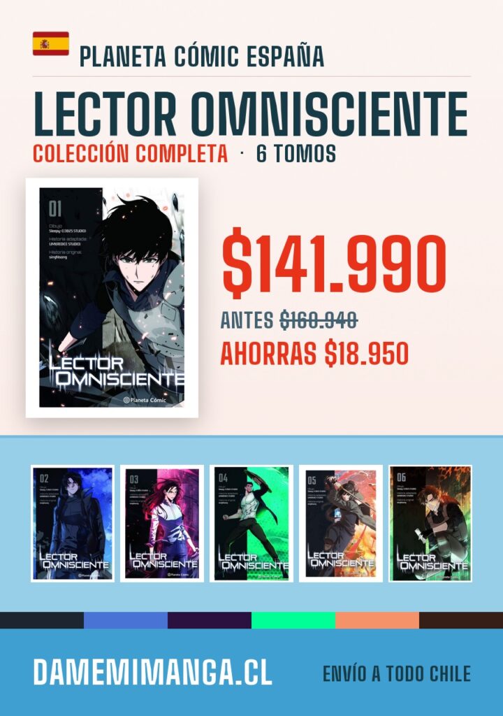 Lector Omnisciente Colección Completa (6 tomos) – Planeta Cómic España