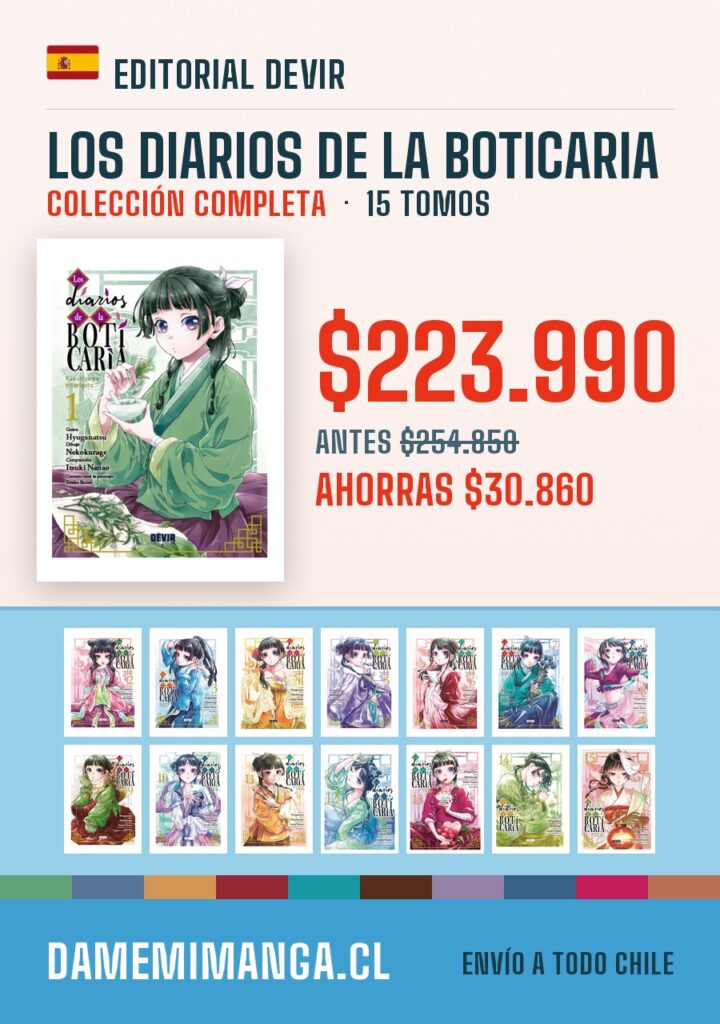 Los diarios de la boticaria Colección Completa (15 tomos) – Editorial Devir