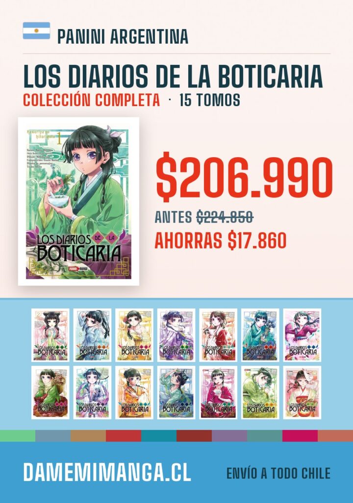 Los diarios de la boticaria Colección Completa (15 tomos) – Panini Argentina