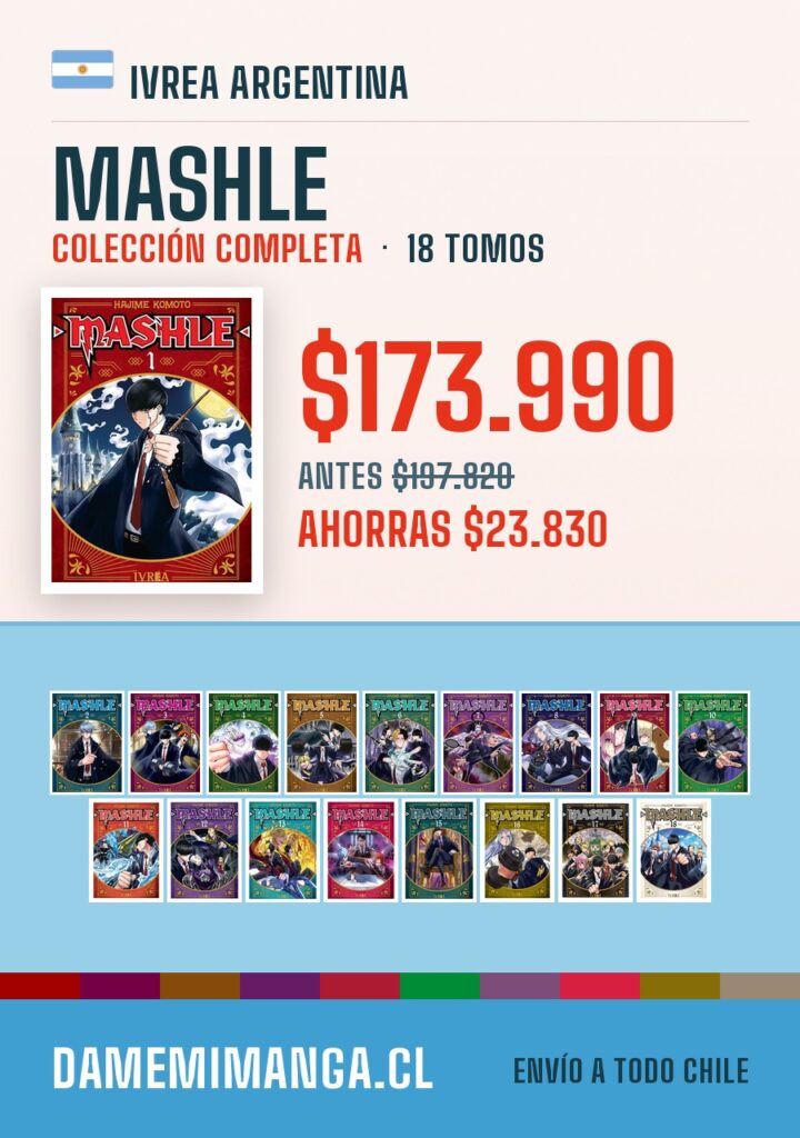 Mashle Colección Completa (18 tomos) – Ivrea Argentina