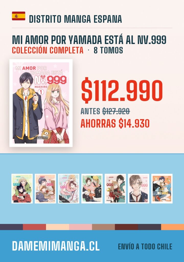 Mi amor por Yamada está al Nv.999 Colección Completa (8 tomos) – Distrito Manga Espana