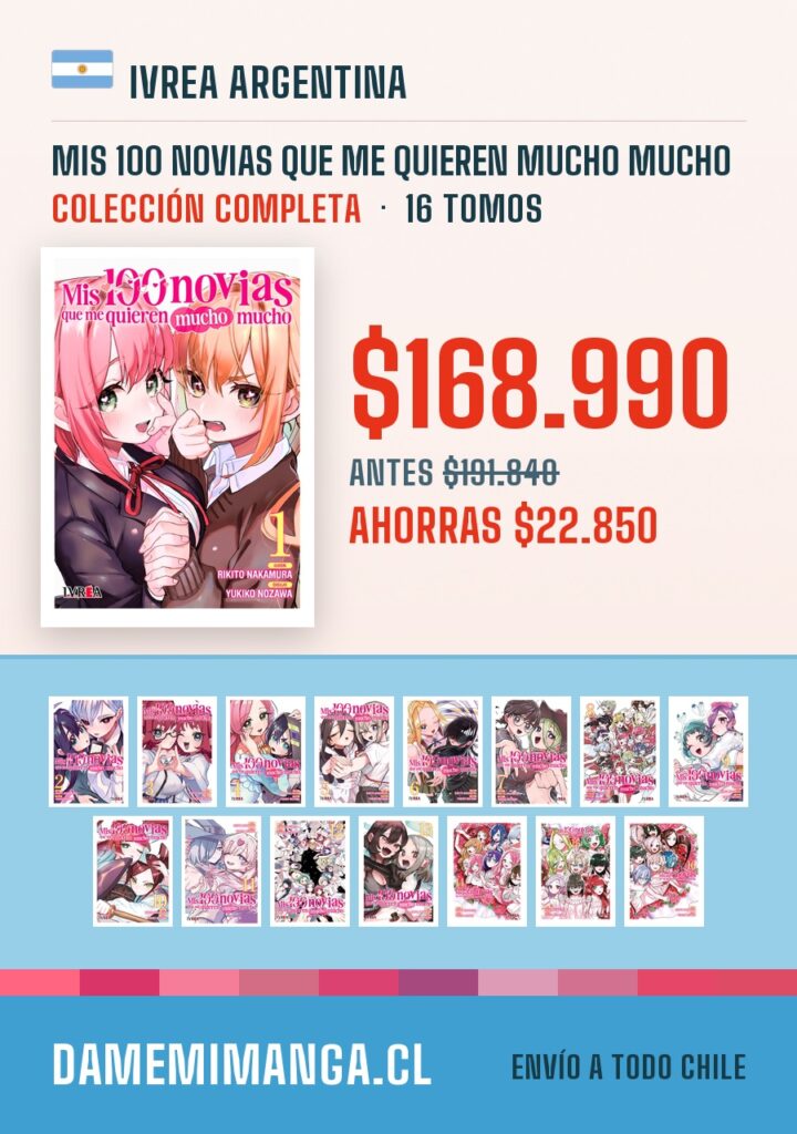 Mis 100 Novias Que Me Quieren Mucho Mucho Colección Completa (16 tomos) – Ivrea Argentina