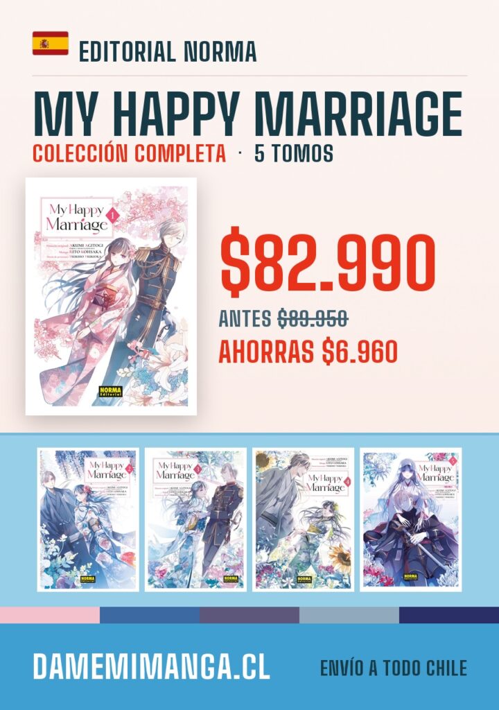 My Happy Marriage Colección Completa (5 tomos) – Editorial Norma