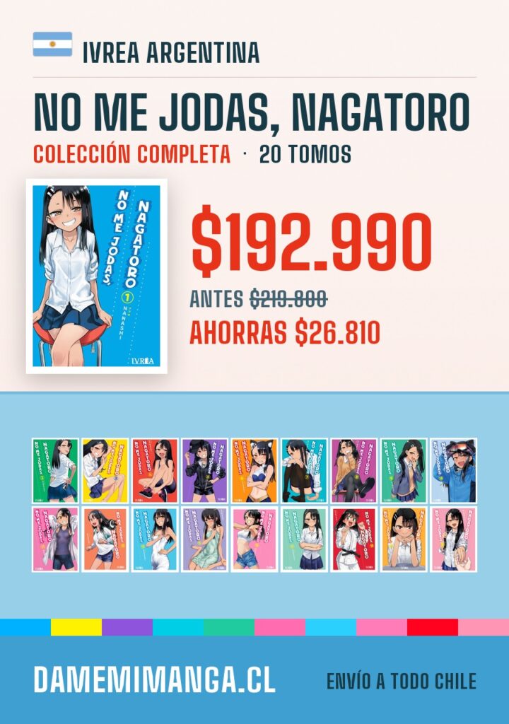 No Me Jodas, Nagatoro Colección Completa (20 tomos) – Ivrea Argentina