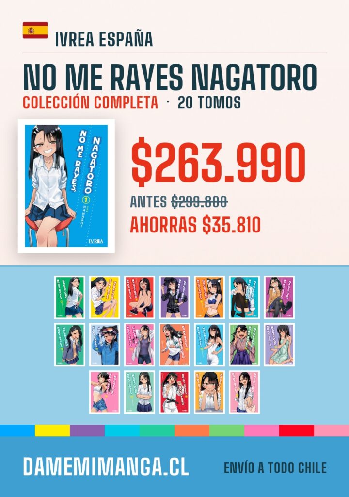 No Me Rayes Nagatoro Colección Completa (20 tomos) – Ivrea España