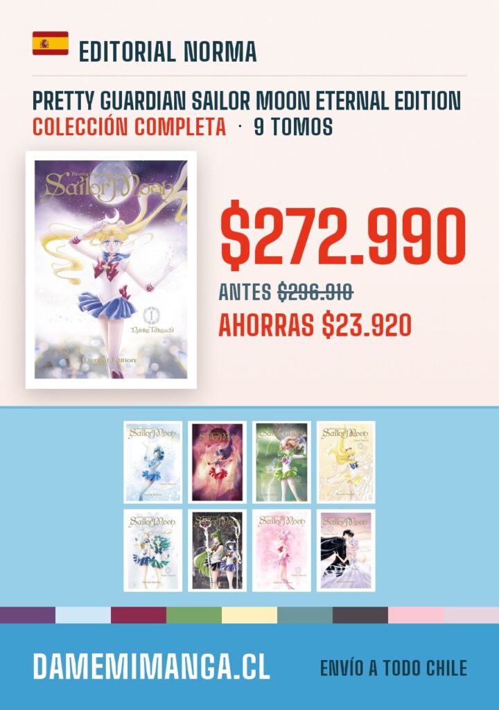 Pretty Guardian Sailor Moon Eternal Edition Colección Completa (9 tomos) – Editorial Norma