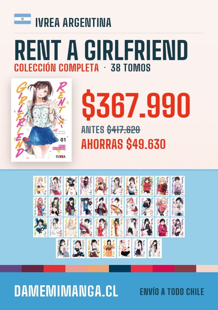 Rent a Girlfriend Colección Completa (38 tomos) – Ivrea Argentina