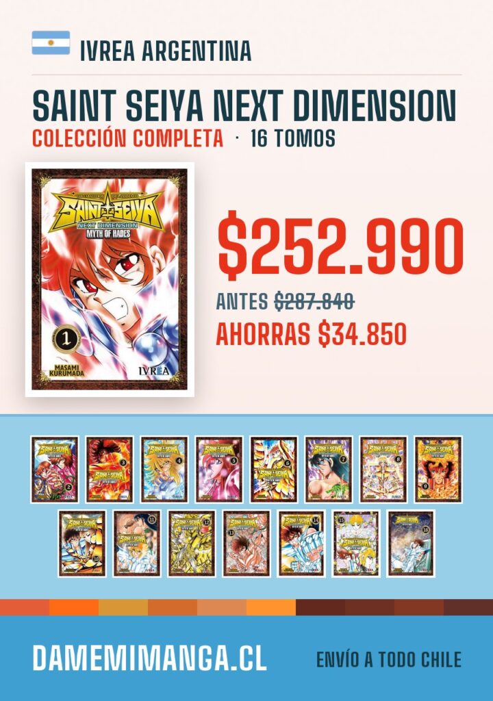Saint Seiya Next Dimension Colección Completa (16 tomos) – Ivrea Argentina