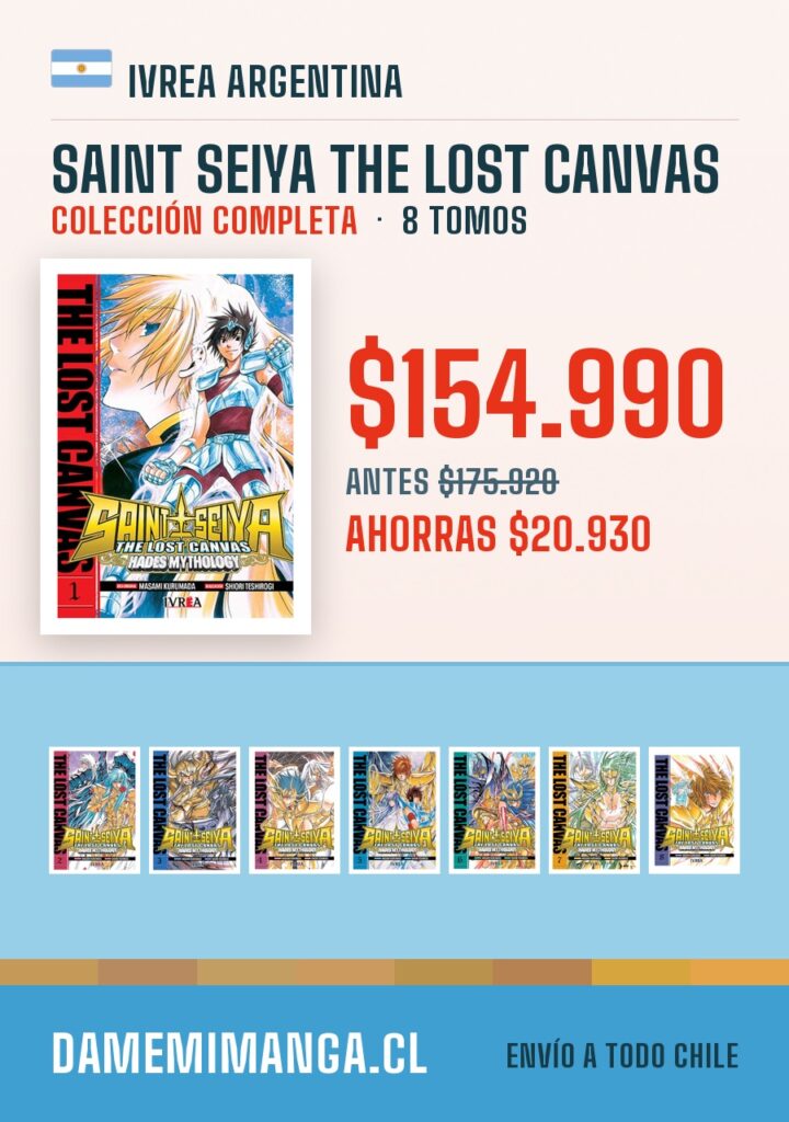 Saint Seiya the Lost Canvas Colección Completa (8 tomos) – Ivrea Argentina