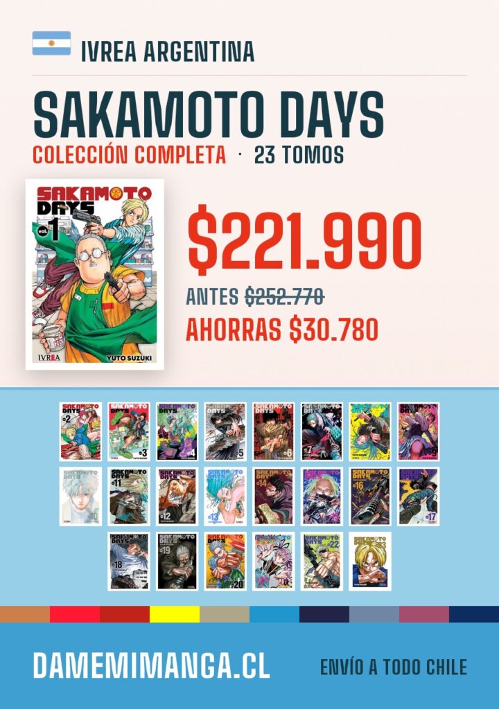 Sakamoto Days Colección Completa (23 tomos) – Ivrea Argentina