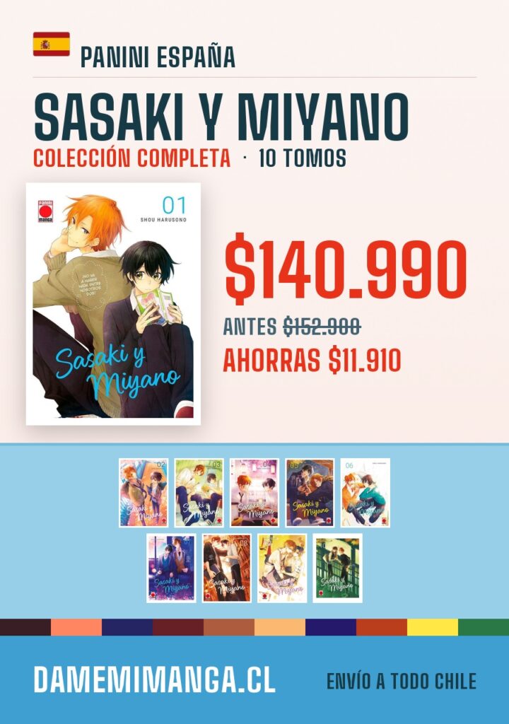 Sasaki y Miyano Colección Completa (10 tomos) – Panini España
