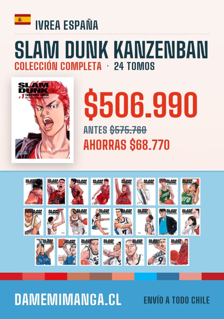 Slam Dunk Kanzenban Colección Completa (24 tomos) – Ivrea España