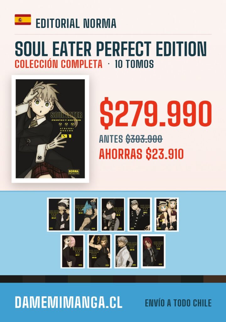 Soul Eater Perfect Edition Colección Completa (10 tomos) – Editorial Norma