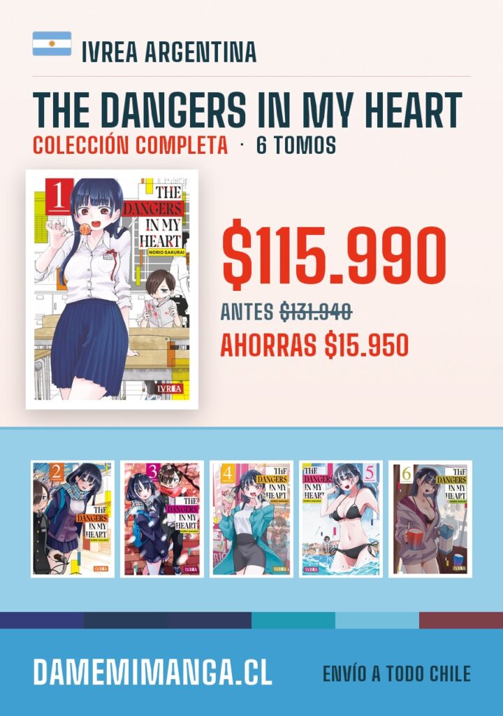 The Dangers in My Heart Colección Completa (6 tomos) – Ivrea Argentina