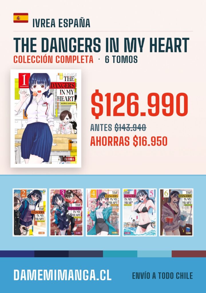 The Dangers in My Heart Colección Completa (6 tomos) – Ivrea España