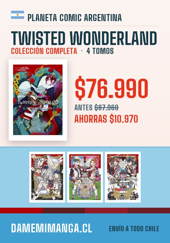 Twisted Wonderland Colección Completa (4 tomos) – Planeta Comic Argentina