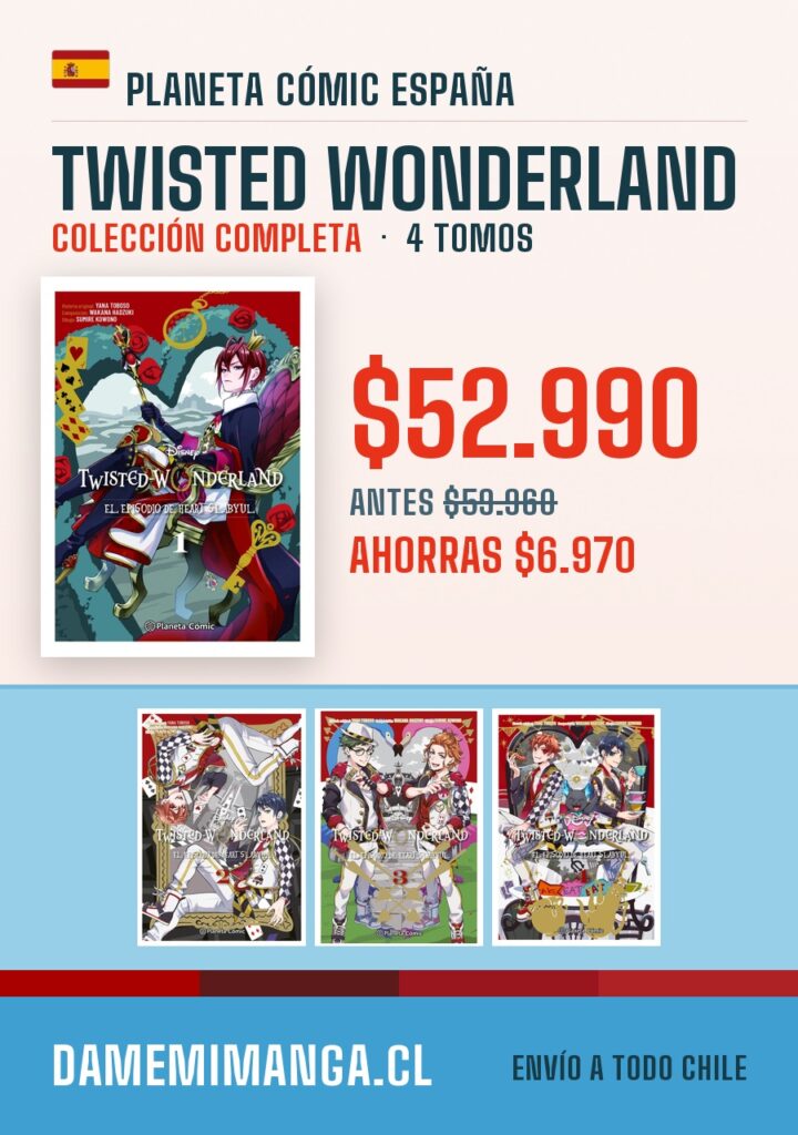 Twisted Wonderland Colección Completa (4 tomos) – Planeta Cómic España