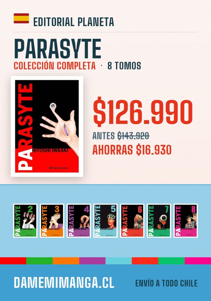 Parasyte Colección Completa (8 tomos) – Editorial Planeta