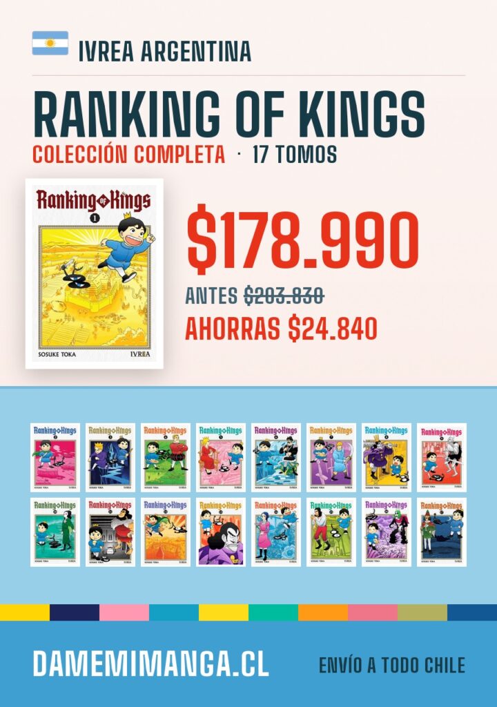 Ranking of Kings Colección Completa (17 tomos) – Ivrea Argentina
