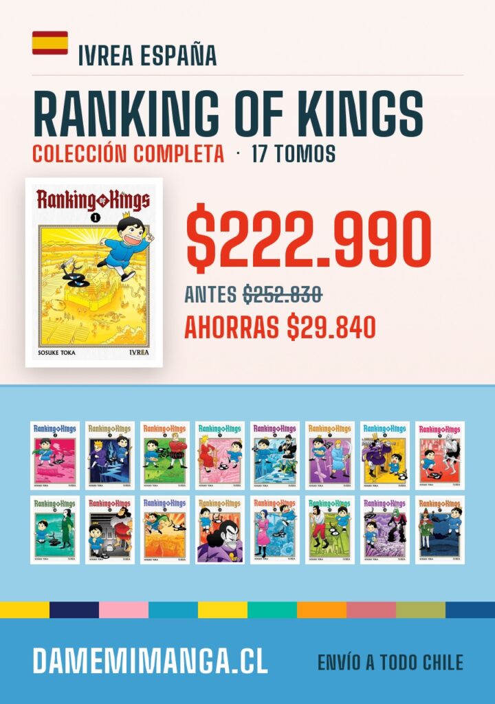 Ranking Of Kings Colección Completa (17 tomos) – Ivrea España