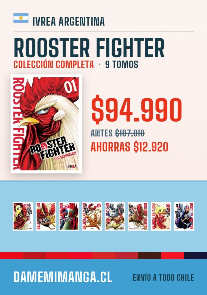 Rooster Fighter Colección Completa (9 tomos) – Ivrea Argentina