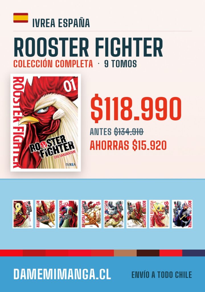 Rooster Fighter Colección Completa (9 tomos) – Ivrea España