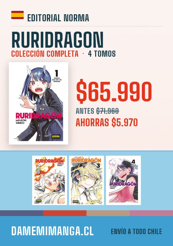 Ruridragon Colección Completa (4 tomos) – Editorial Norma