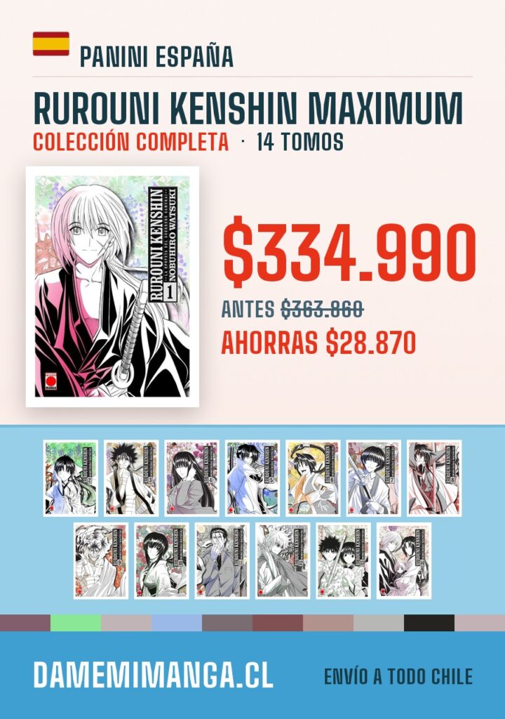 Rurouni Kenshin Maximum Colección Completa (14 tomos) – Panini España