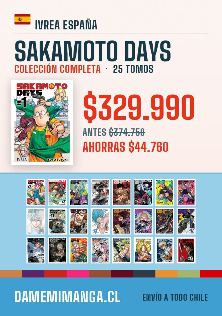 Sakamoto Days Colección Completa (25 tomos) – Ivrea España