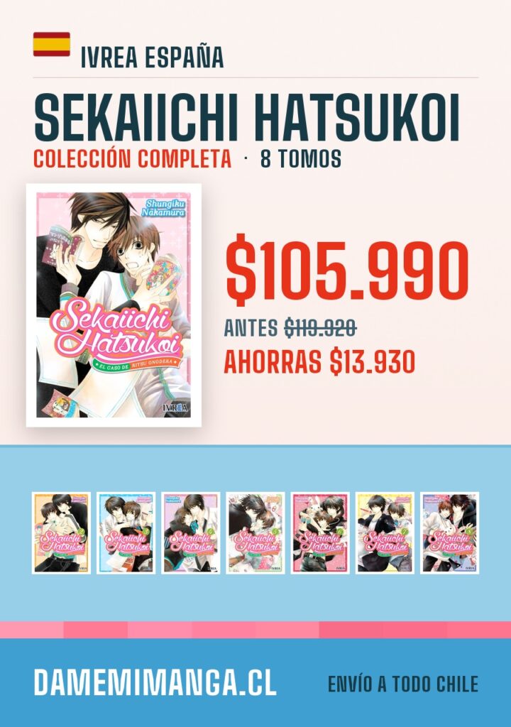 Sekaiichi Hatsukoi Colección Completa (8 tomos) – Ivrea España
