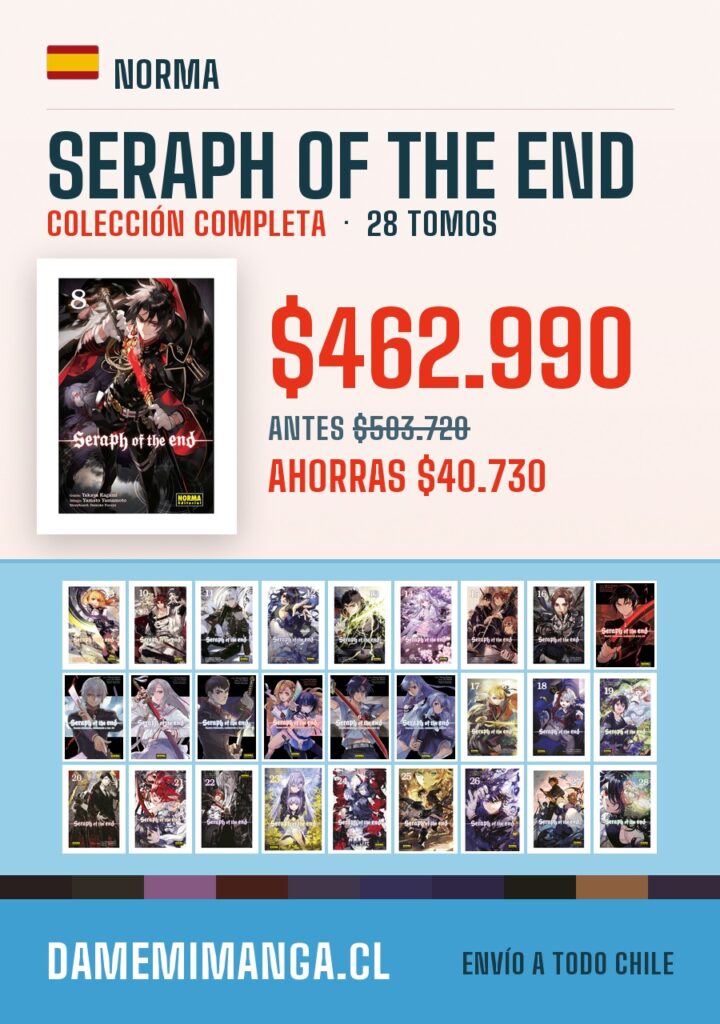 Seraph Of The End Colección Completa (28 tomos) – Norma