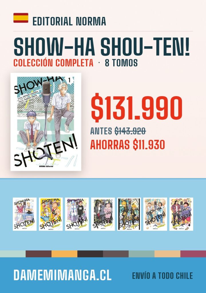 Show-ha Shou-ten! Colección Completa (8 tomos) – Editorial Norma
