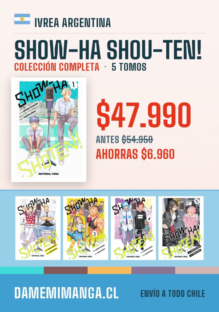 Show-ha Shou-ten! Colección Completa (5 tomos) – Ivrea Argentina
