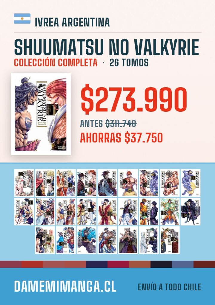 Shuumatsu No Valkyrie Colección Completa (26 tomos) – Ivrea Argentina
