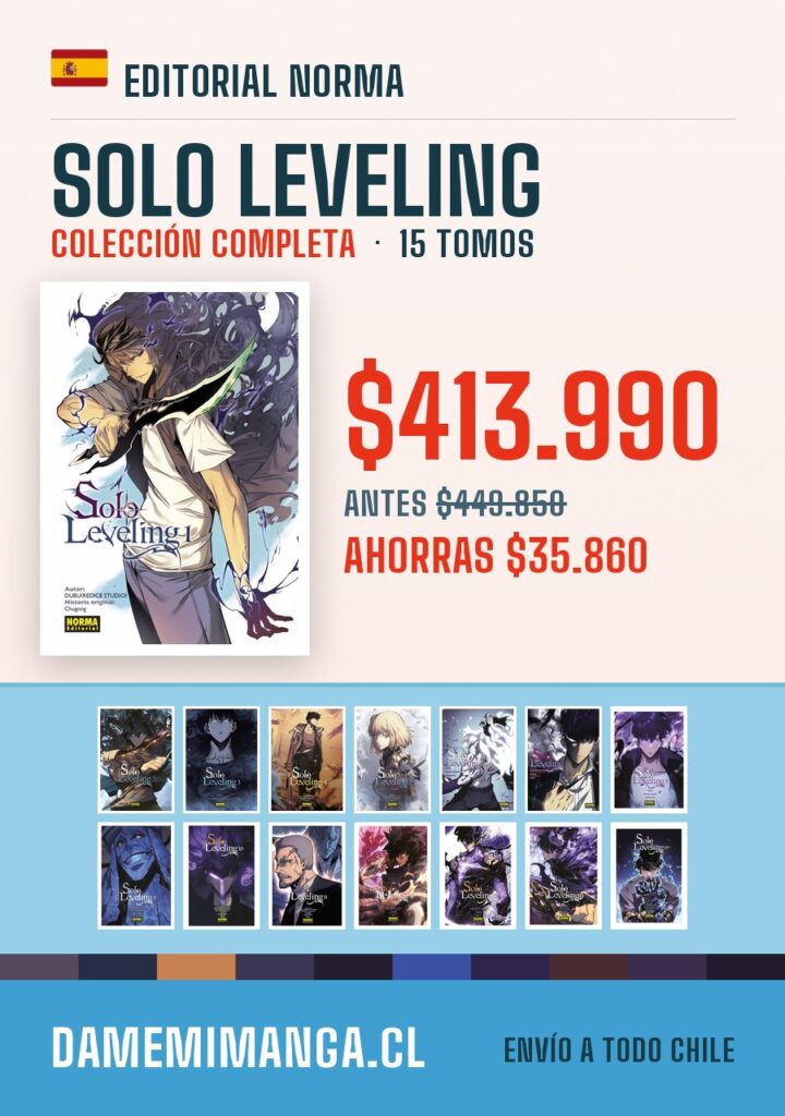 Solo Leveling Colección Completa (15 tomos) – Editorial Norma